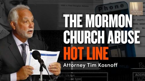 Join John and Gerardo as they interview attorney Tim Kosnoff about the history and evolution of the Mormon church abuse hotline.